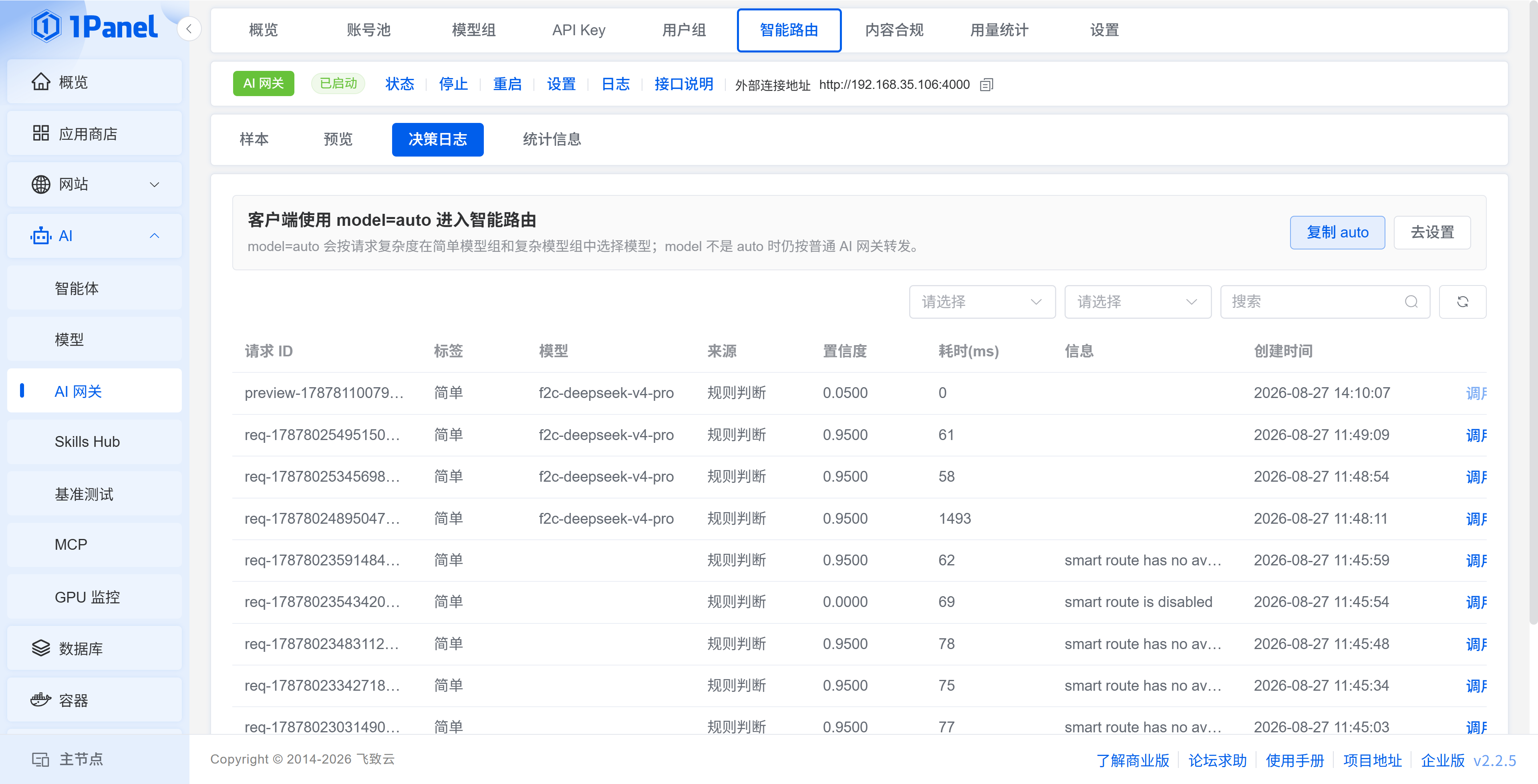 智能路由决策