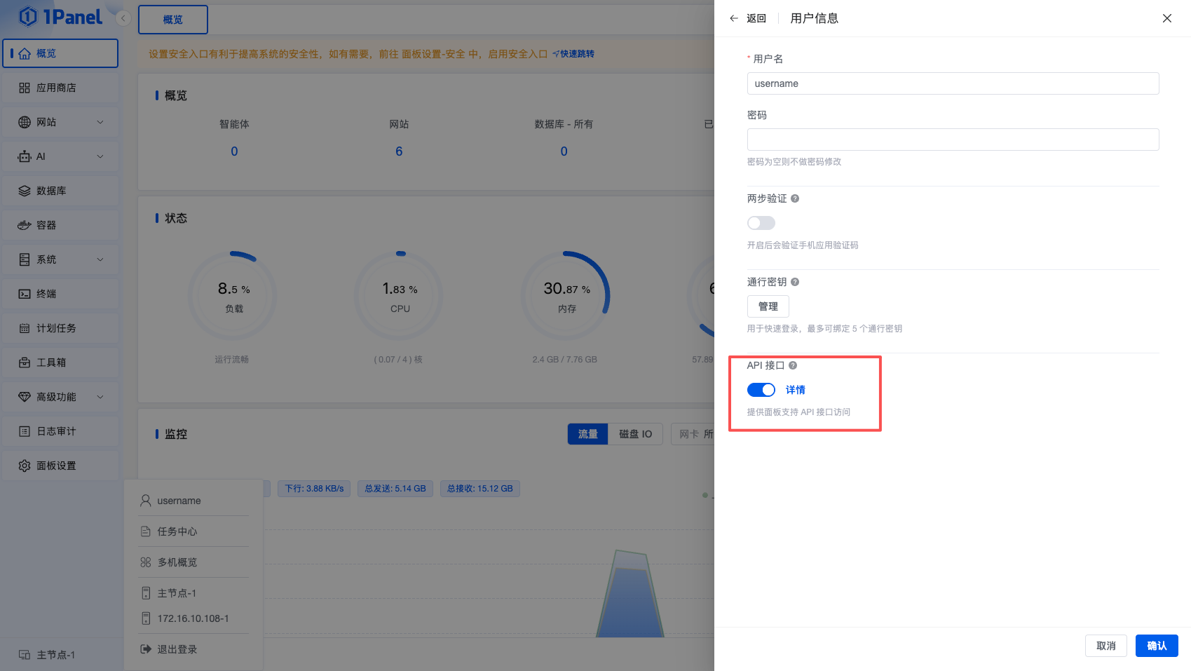 API 接口入口