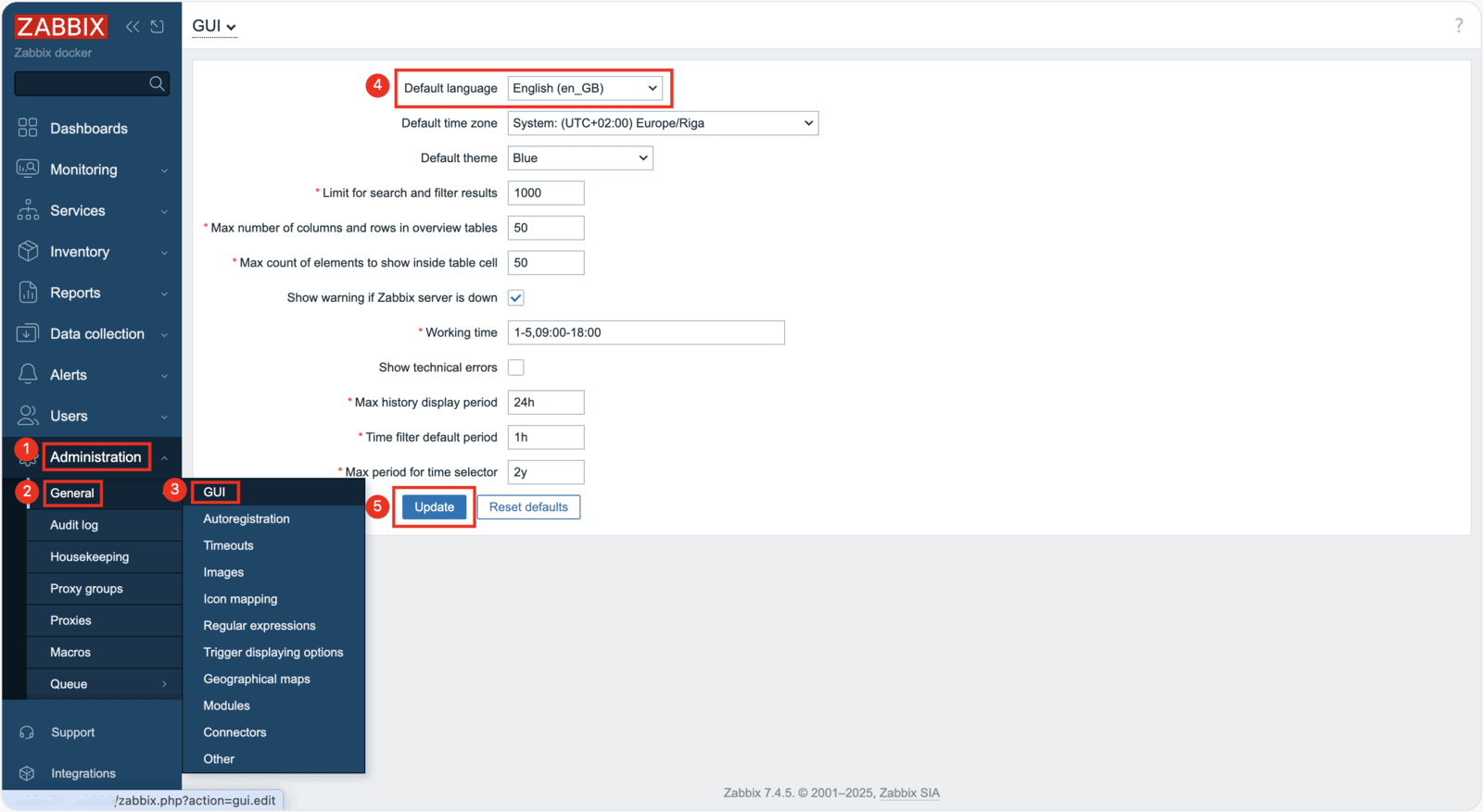 图1 在1Panel应用商店搜索Zabbix